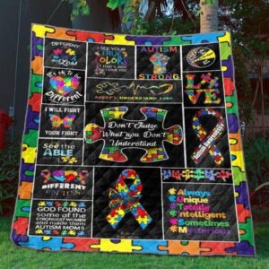 Autism Quilt Blanket Yct8  Quilt